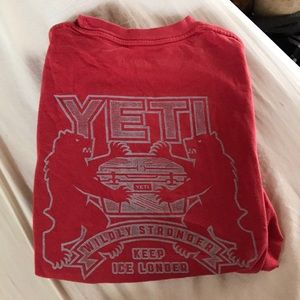 YETI Coolers T-Shirt. Worn once.